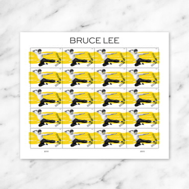 2026 Bruce Lee Stamps, Sheet of 20