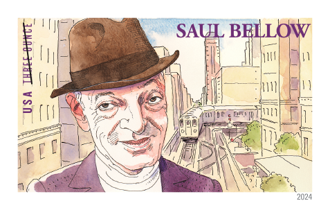 2024 Saul Bellow Forever First Class Postage Stamps
