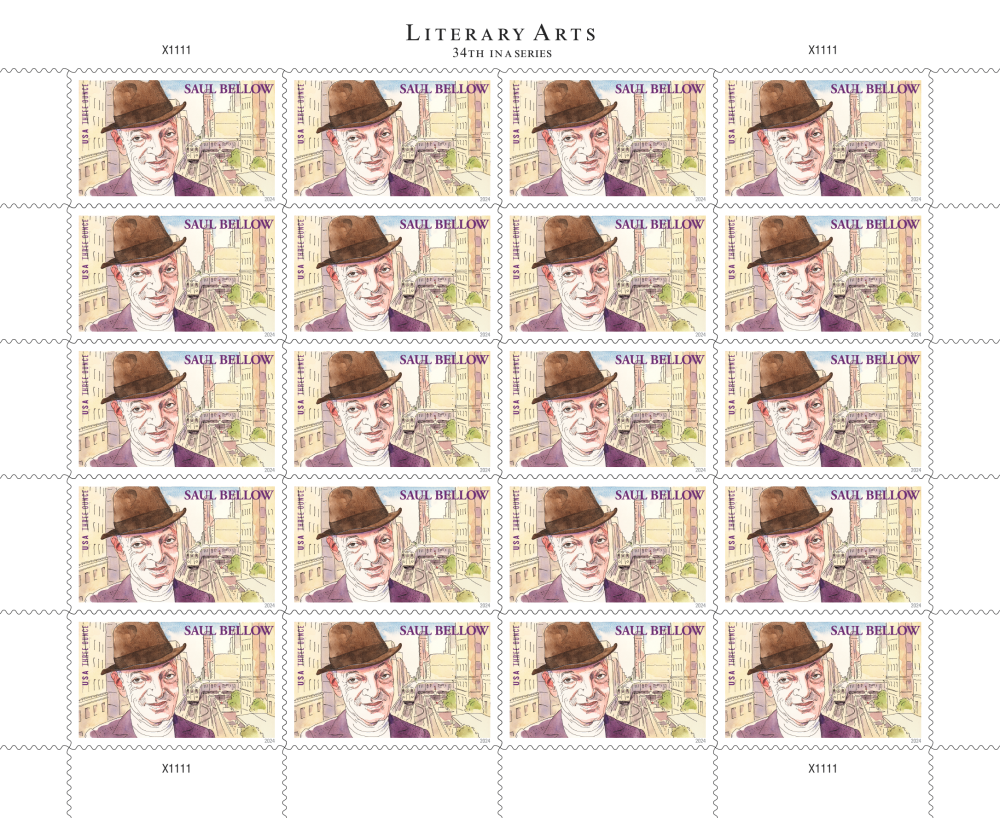 2024 Saul Bellow Forever First Class Postage Stamps