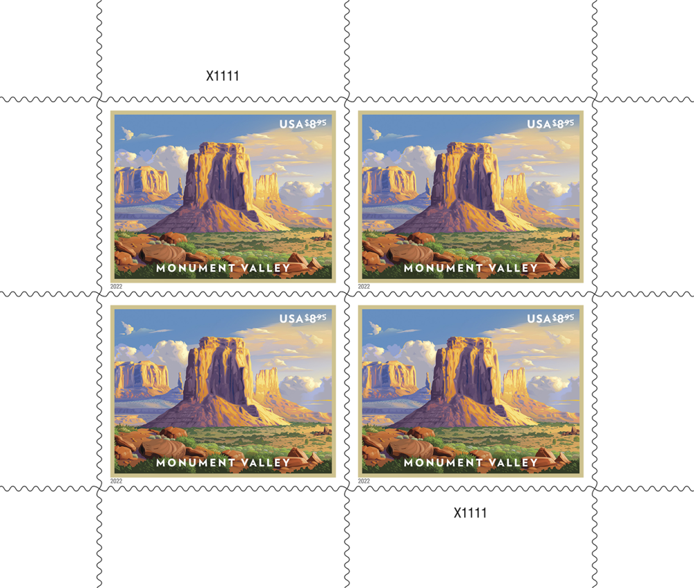 2022 MONUMENT VALLEY Forever First Class Postage Stamps