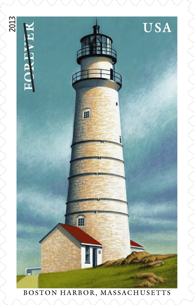 2013 England Coastal Lighthouses Forever First Class Postage Stamps