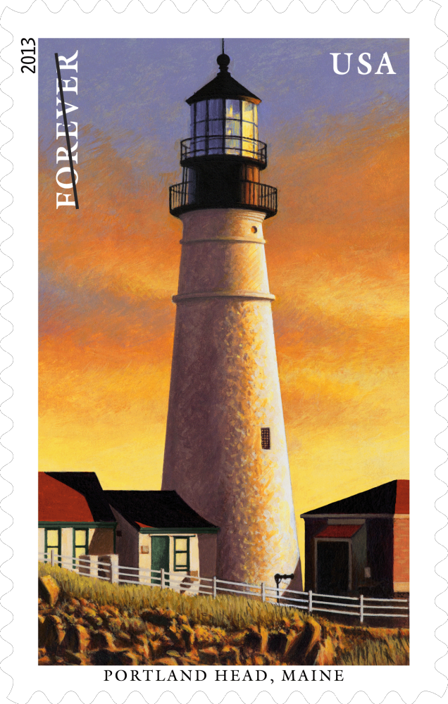 2013 England Coastal Lighthouses Forever First Class Postage Stamps
