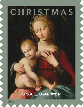 2022 Virgin and Child Forever First Class Postage Stamps