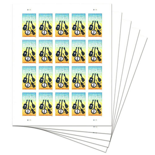 2024 USPS Bluegrass Guitar Forever Stamps