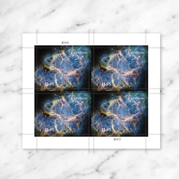 2026 Crab Nebula Stamps, Sheet of 4