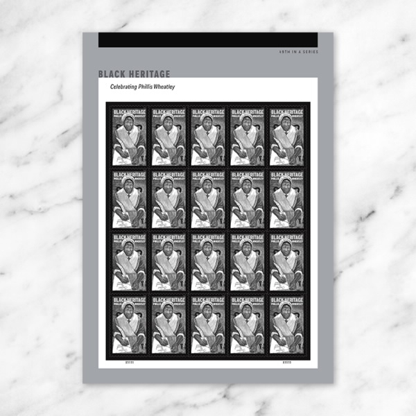 2026 Phillis Wheatley Stamps, Sheet of 20