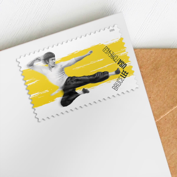 2026 Bruce Lee Stamps, Sheet of 20