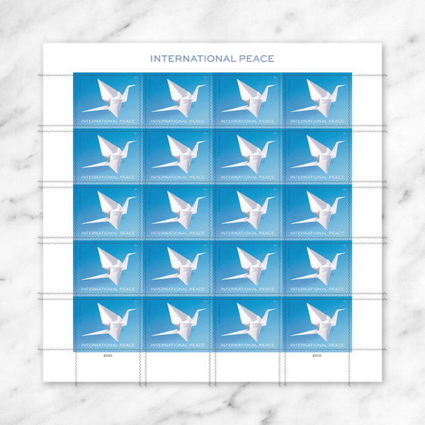 （2026）International Peace Stamps, Book of 20