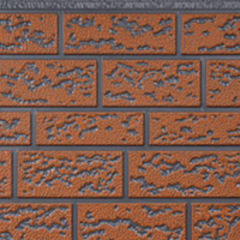 Ancient Wall Gray+Orange