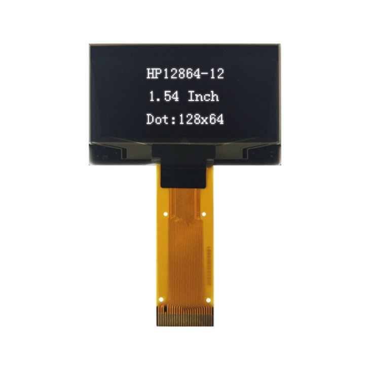 1.54inch OLED display  monochrome white 128x64 for smart wearable device