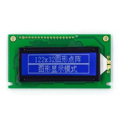 Monochrome 12232 122x32 dot matrix lcd graphic display