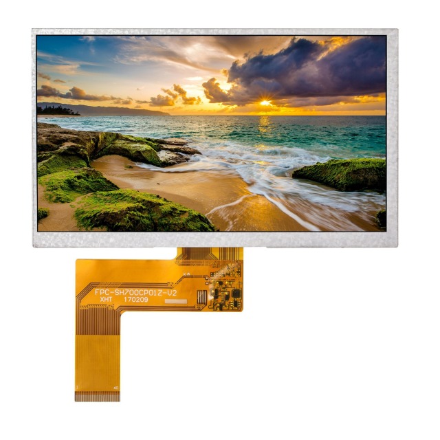 7inch TFT LCD display screen 800x480 RGB 40pin optional Resistive touch or Capacitive touch screen