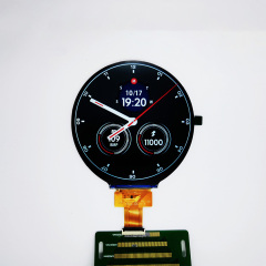 1.6inch Round HD IPS Smartwatch LCD Display Screen, with Capacitive Touch Full Fit