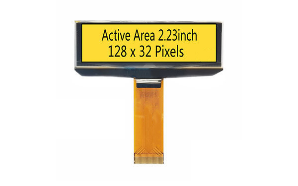 2.23 Inch New Yellow/Blue/Green/White Industrial Control OLED Display Module,128*32 Resolution