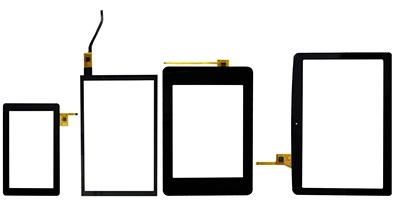 Customizable capacitive touch panels of various sizes and shapes