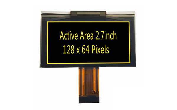 2.7 Inch Yellow/Blue/Green/White Industrial-Control OLED Display Screen Module 128*64 Resolution