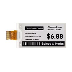 Hot Sales 2.66 Inch Electronic Shelf Label ESL E Ink Flexible E Paper Screen E-Paper E-Ink E Ink Display Screen