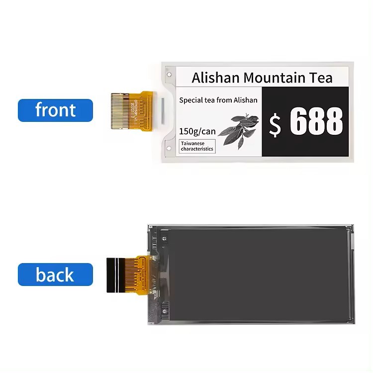 Hot Sales 2.66 Inch Electronic Shelf Label ESL E Ink Flexible E Paper Screen E-Paper E-Ink E Ink Display Screen
