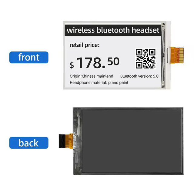 3.52 Inch Trendy Programmable 240X360 Resolution E-Paper E-Ink Display Screen with Driver Board
