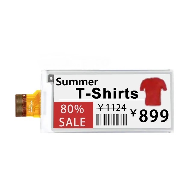 2.13 Inch Eink Epaper Display Screen EPD Spi Interface Display for Electronic Shelf Label Electronic Price Tags