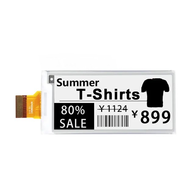 2.13 Inch Eink Epaper Display Screen EPD Spi Interface Display for Electronic Shelf Label Electronic Price Tags