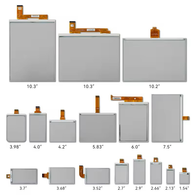6.0 Inch E-Paper Display Module Optional Capacitive Touch Screen, Black White Eye Protection, Ultra Wide Viewing Angle, Low Power Consumption