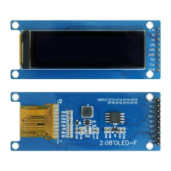 2.08 inch Monochrome Graphic OLED Screen 256*64 IIC/SPI Interface SH1122 OLED Display