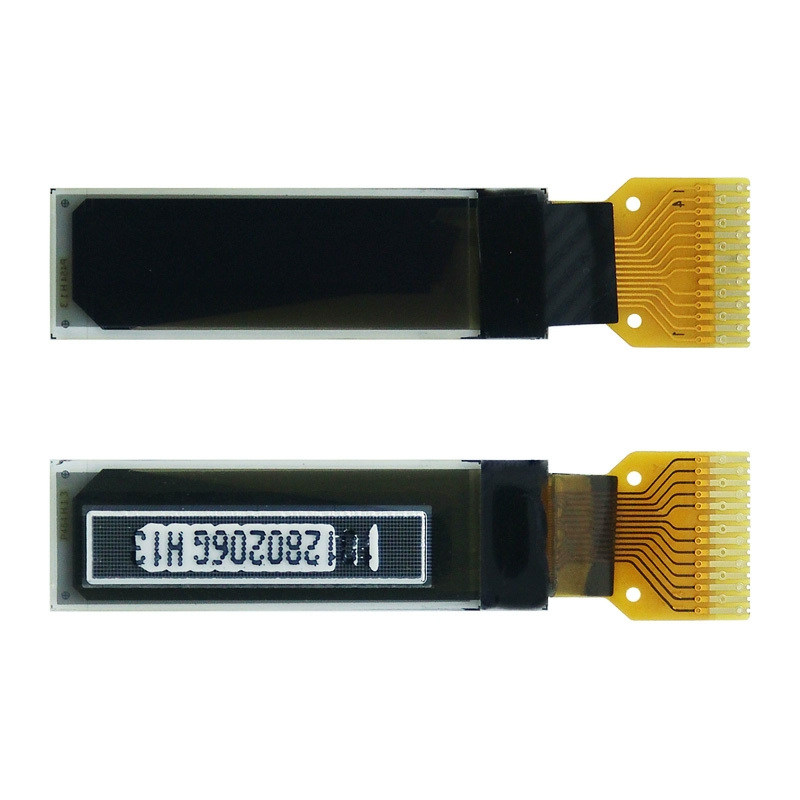 Small Monochrome OLED Screen 0.69 Inch 96*16 Resolution Iic Interface Bar OLED Display