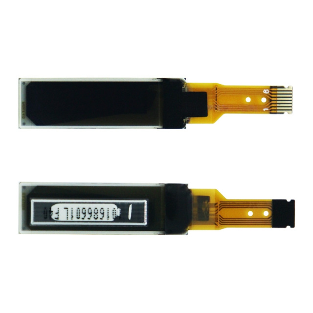 Small Monochrome OLED Screen 0.69 Inch 96*16 Resolution Iic Interface Bar OLED Display