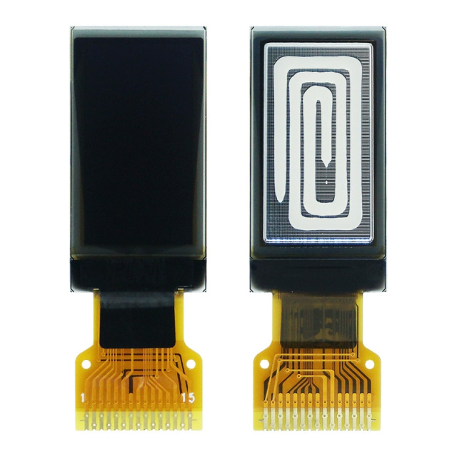 Monochrome OLED Display 0.77 Inch 128*64 Resolution Spi Interface Wide Temperature Range OLED Screen