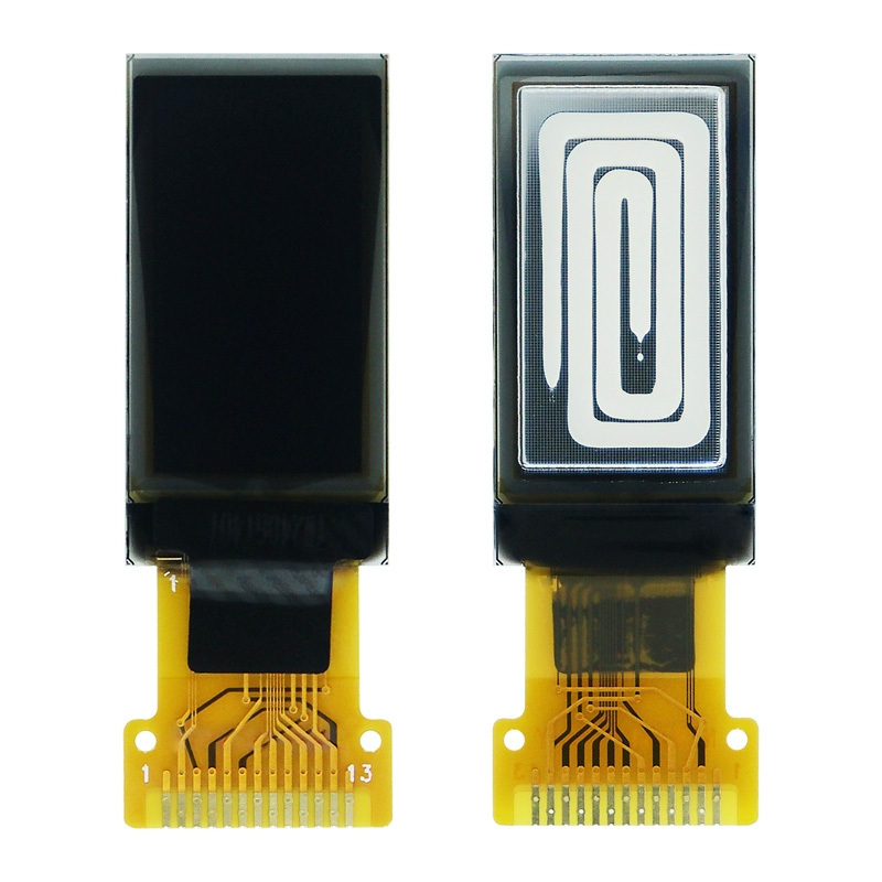 Monochrome OLED Display 0.77 Inch 128*64 Resolution Spi Interface Wide Temperature Range OLED Screen