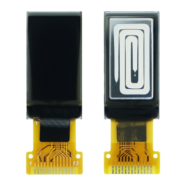 Monochrome OLED Display 0.77 Inch 128*64 Resolution Spi Interface Wide Temperature Range OLED Screen