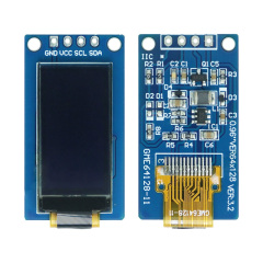 Monochrome OLED Screen 0.96 Inch 64*128 Resolution I2c/Spi Interface White/Yellow/Blue OLED Display