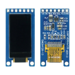 Monochrome OLED Screen 0.96 Inch 64*128 Resolution I2c/Spi Interface White/Yellow/Blue OLED Display