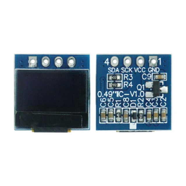 0.49 Inch OLED Screen 64X32 Resolution 14pin Optional Board OLED Display