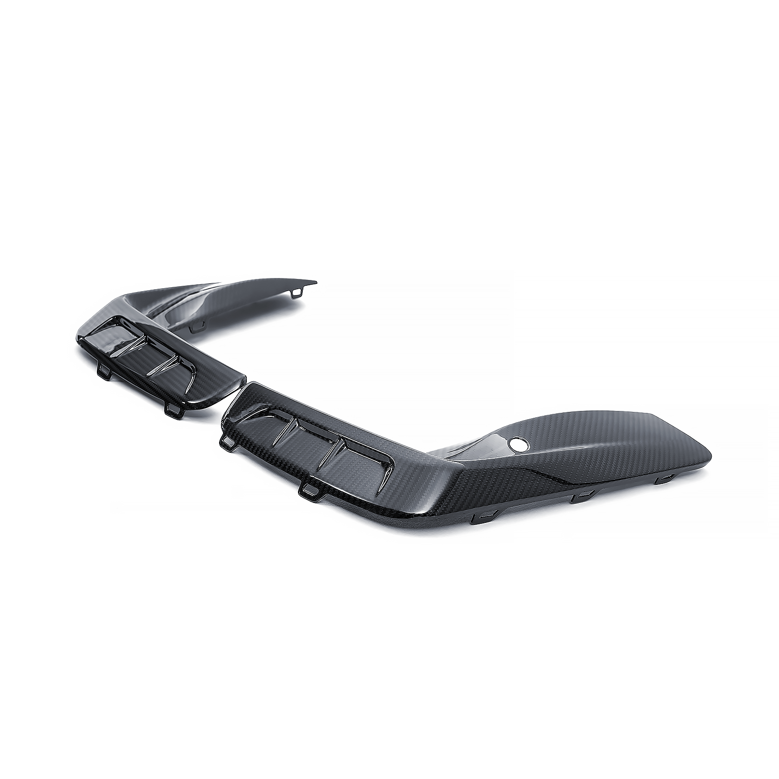 BMW M8 F91 F92 F93 Paktechz Design Carbon Fiber Front Canards