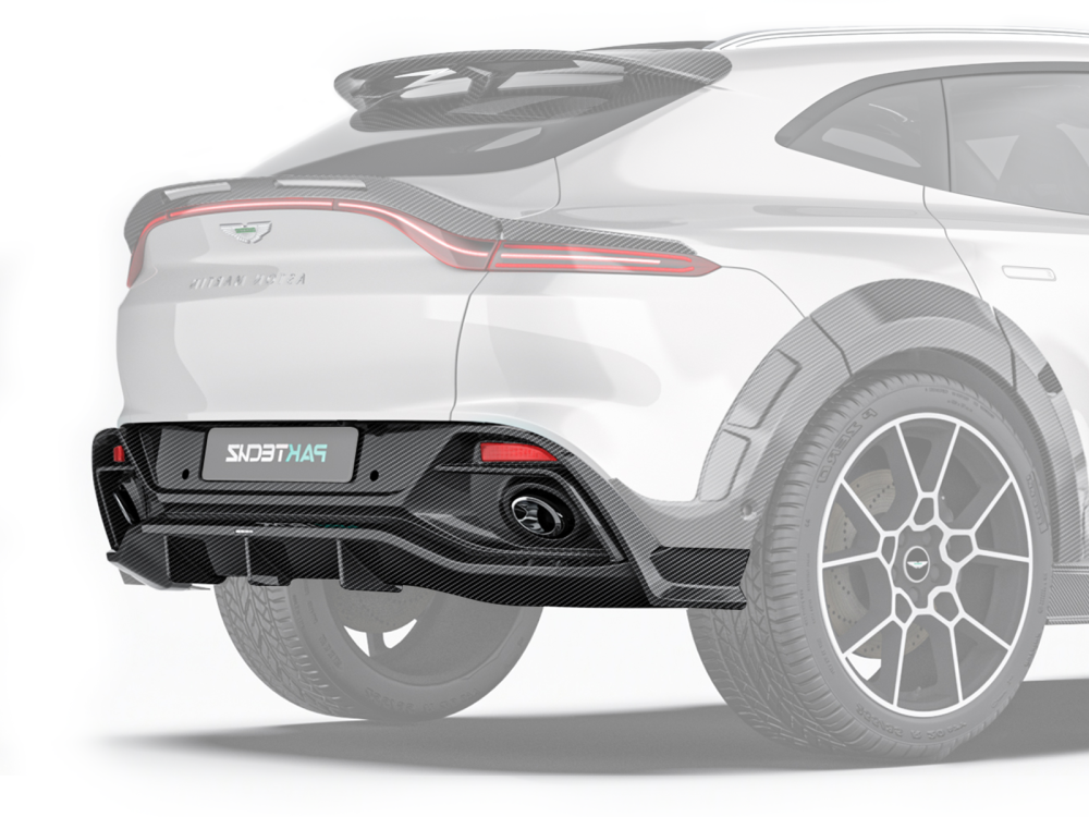 Aston Martin DBX Paktechz Design Carbon Fiber Rear Diffuser