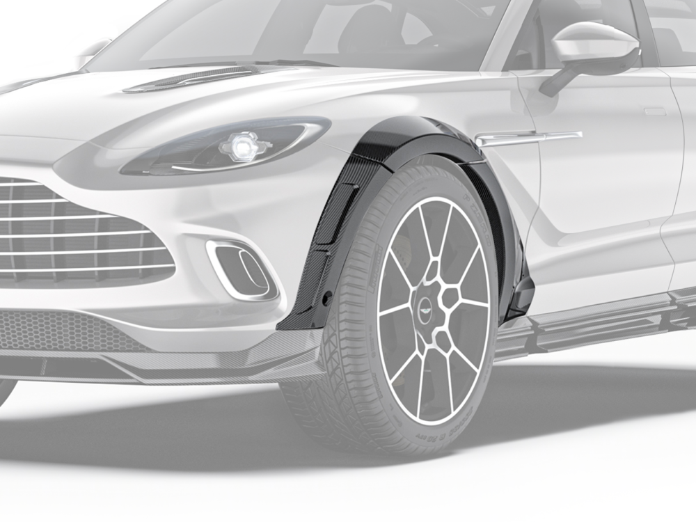 Aston Martin DBX Paktechz Design Carbon Fiber Fender Flares