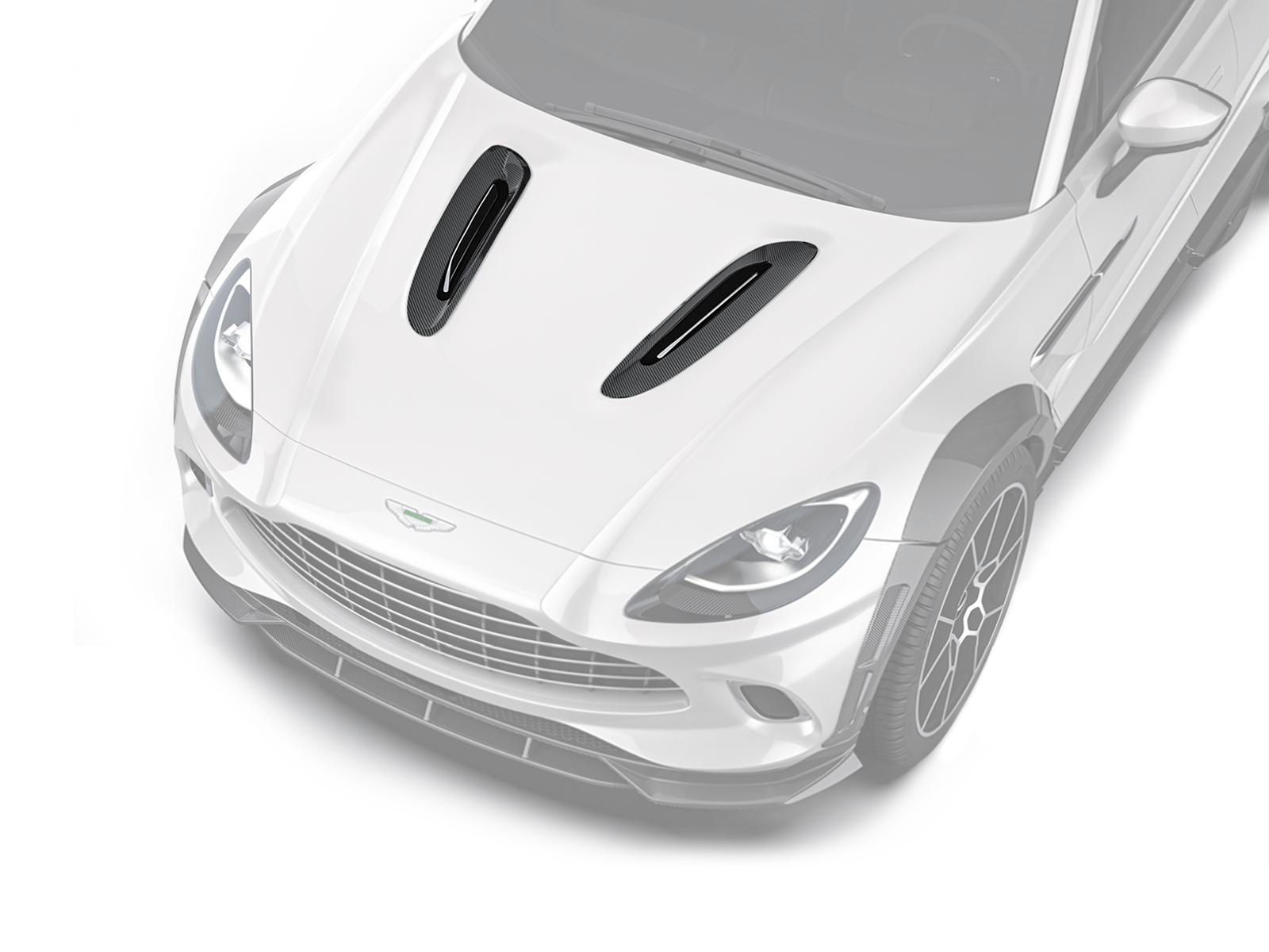 Aston Martin DBX Paktechz Design Carbon Fiber Hood Bonnet Vents
