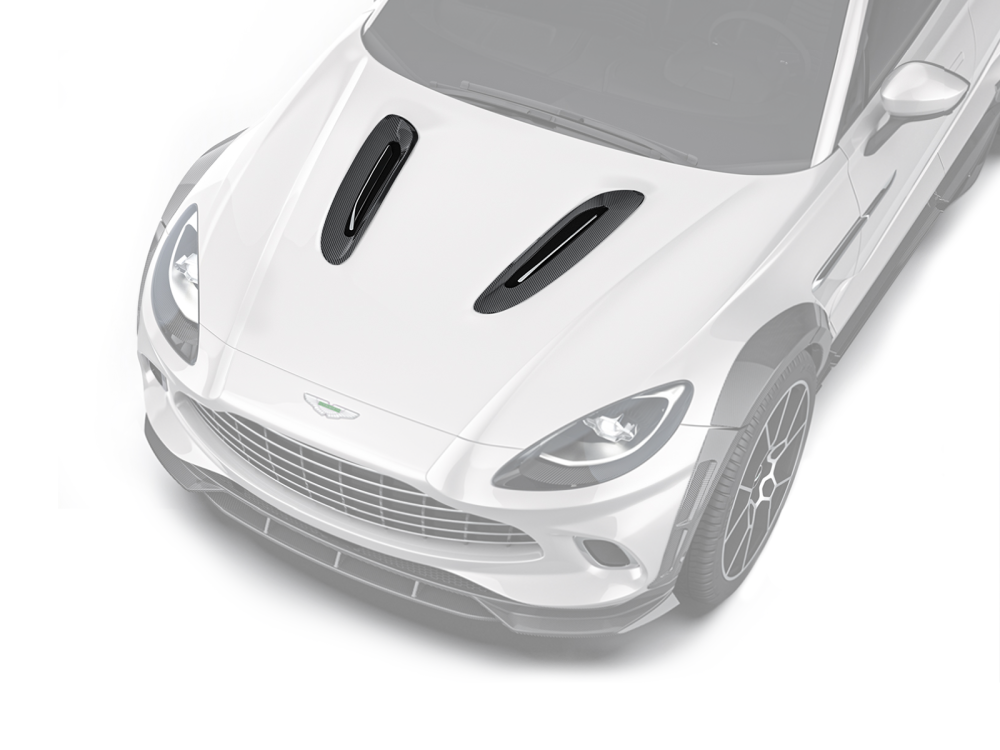 Aston Martin DBX Paktechz Design Carbon Fiber Hood Bonnet Vents