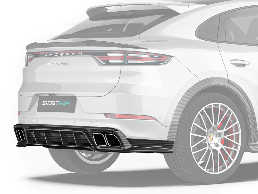 Porsche Cayenne Paktechz Design Rear Diffuser