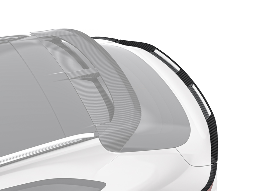 Aston Martin DBX Paktechz Design Carbon Fiber Upper Rear Spoiler