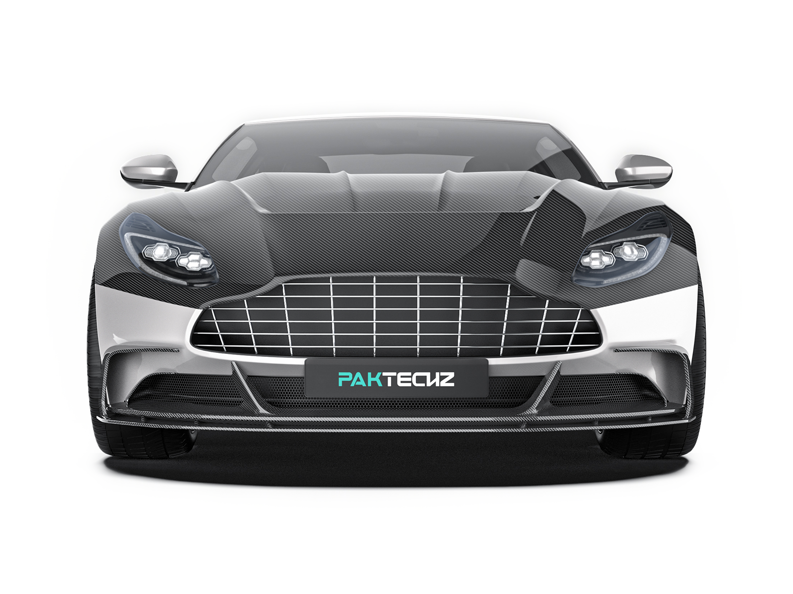 Aston Martin DB11 Paktechz Design Carbon Fiber Lower Front Lip Splitter