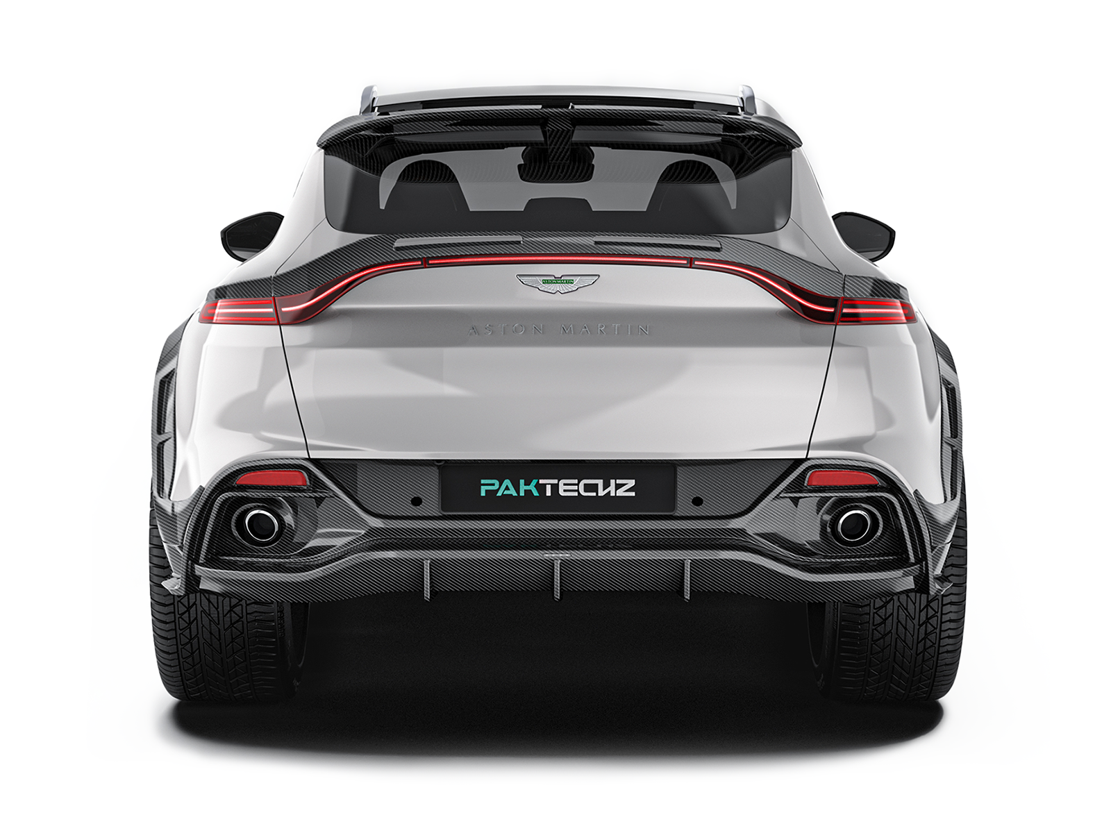 Aston Martin DBX Paktechz Design Carbon Fiber Rear Diffuser