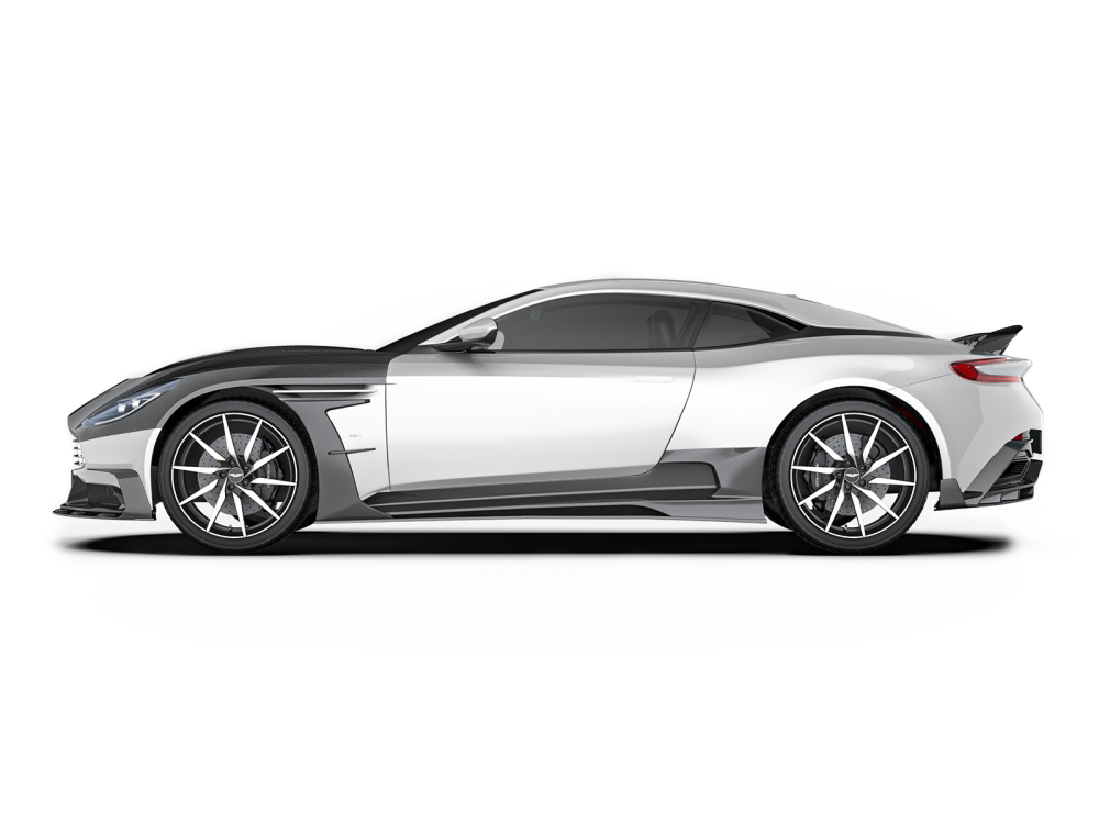 Aston Martin DB11 Paktechz Design Carbon Fiber Upper Side Skirts