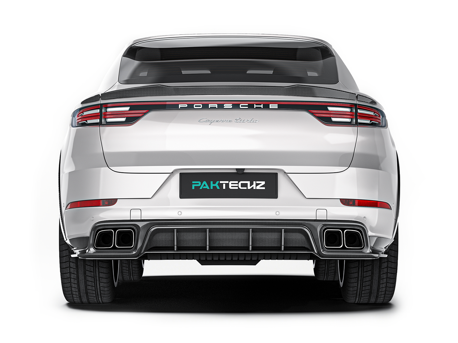 Porsche Cayenne Paktechz Design Rear Spoiler