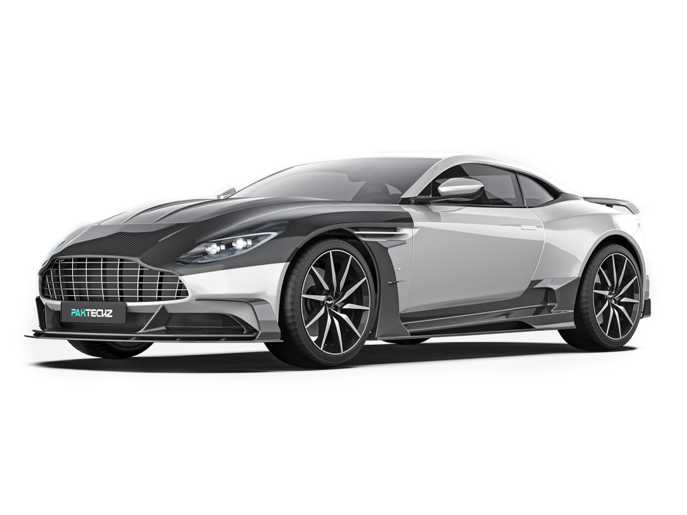 aston martin db11 carbon fiber upper front splitter