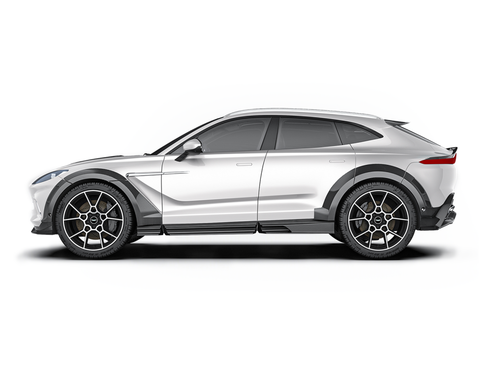 Aston Martin DBX Paktechz Design Carbon Fiber Side Skirts