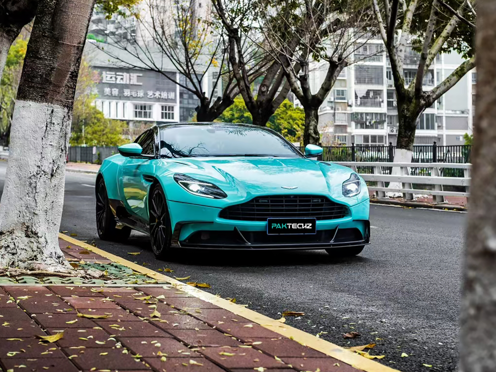 Aston Martin DB11 Paktechz Design Carbon Fiber Lower Front Lip Splitter