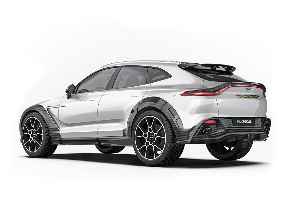 Aston Martin DBX Paktechz Design Carbon Fiber Tailgate Trim Panel